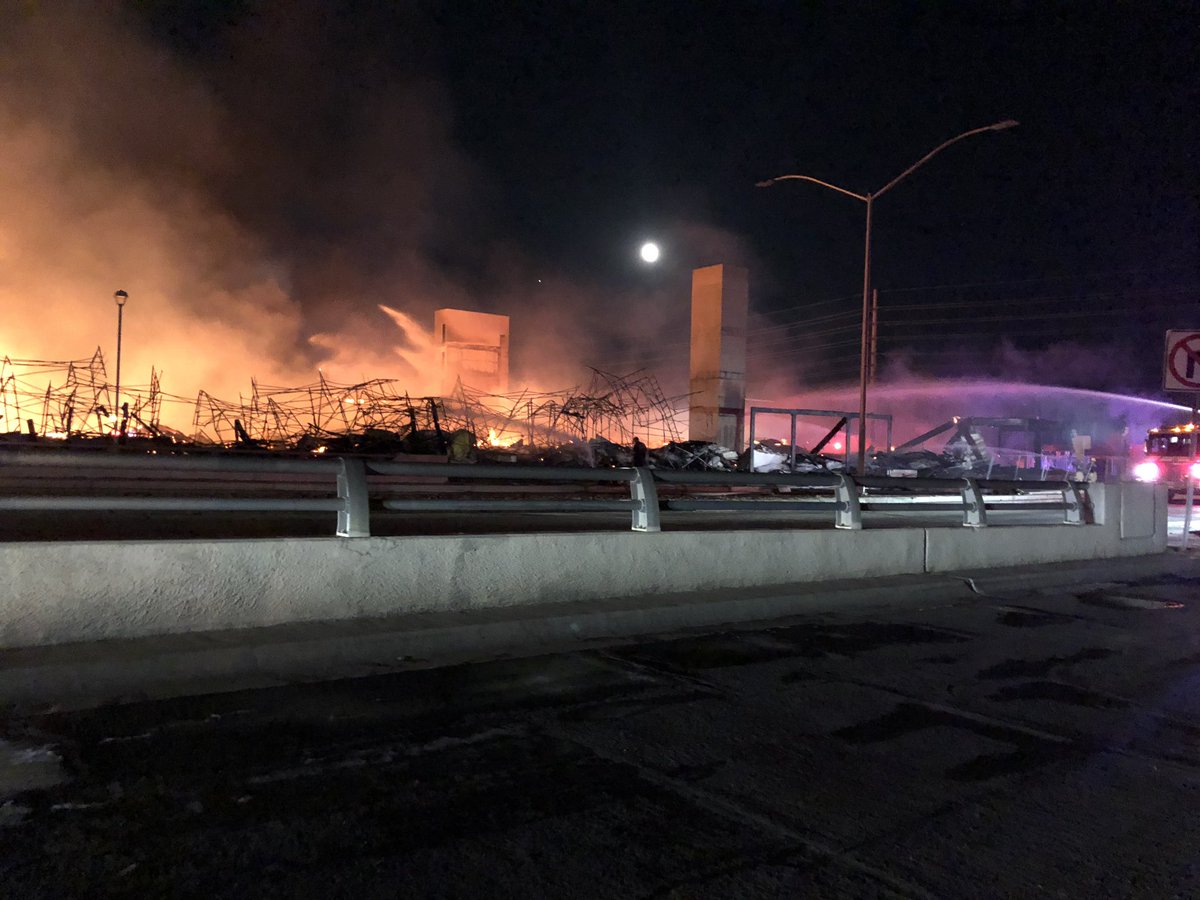 Phoenix Fire tells us this was a 4-story apartment complex being built. About 40% of the way done before it caught fire. About 200 firefighters on scene. Cause still under investigation