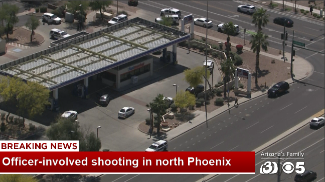 Police search for suspect after shooting involving officers in north Phoenix