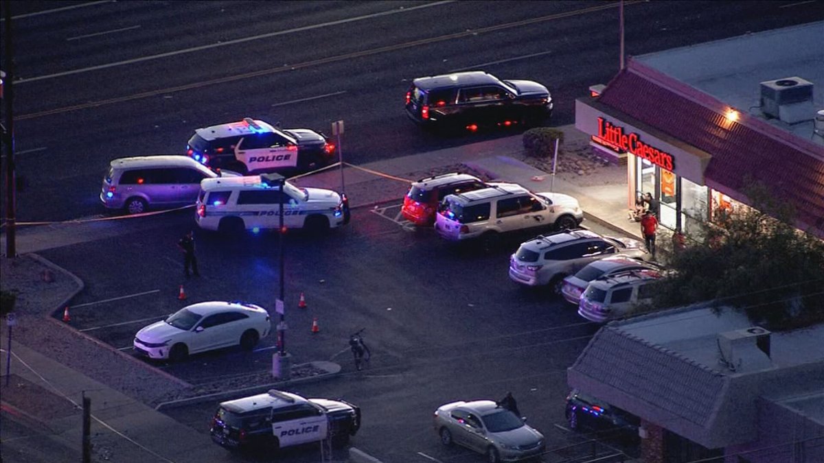 Police are looking for a suspect in Chandler after an officer-involved shooting. No officers were hurt