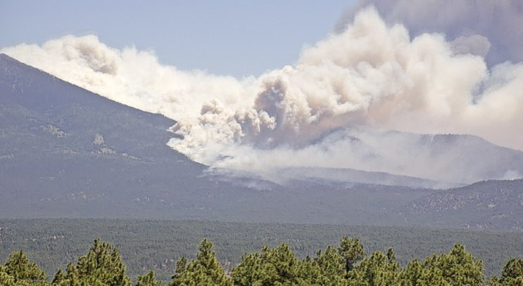 Latest look of the fire from the 360 overwatch webcams