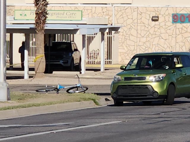 Man injured in crash near Benson and Park