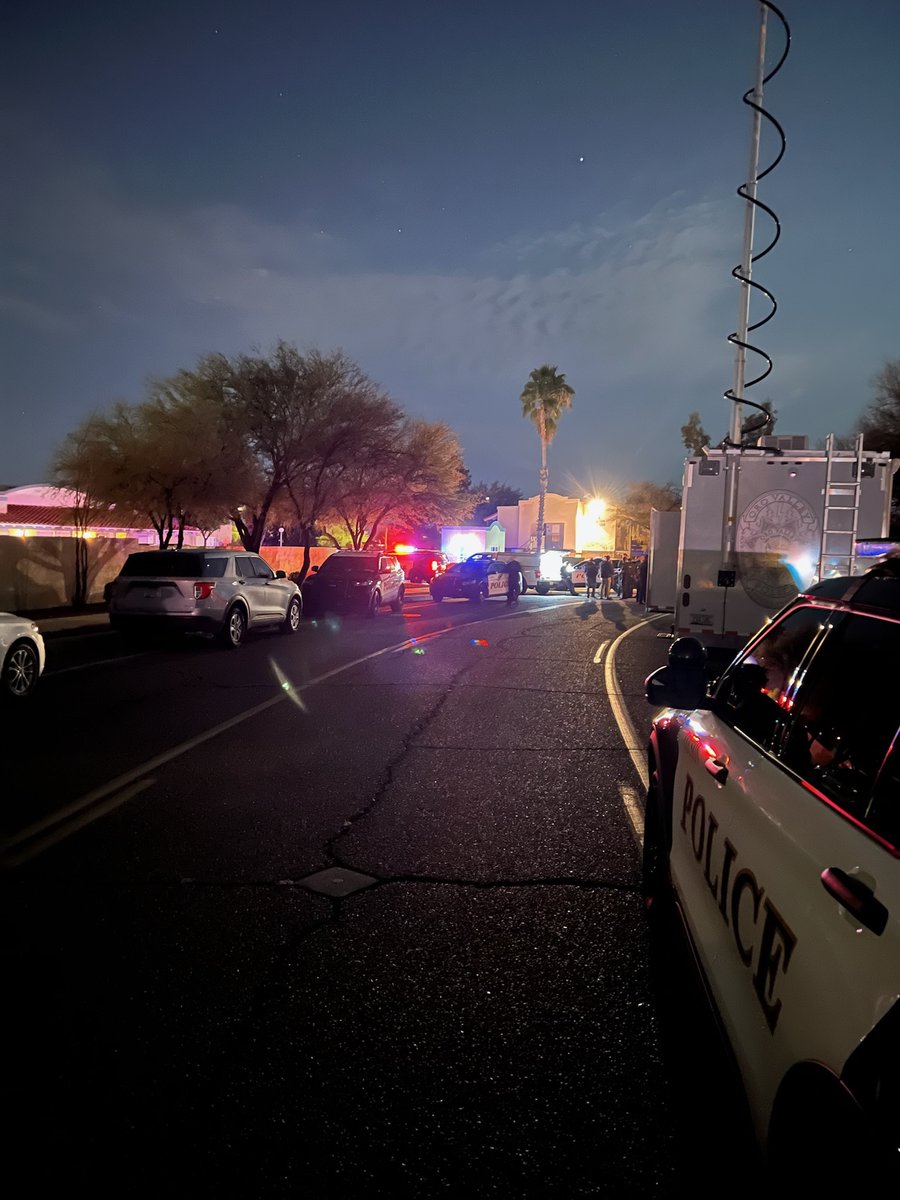 An investigation is underway regarding an officer-involved shooting that occurred shortly before 2 a.m. at an apartment complex located at 5515 S. Forgeus Ave.