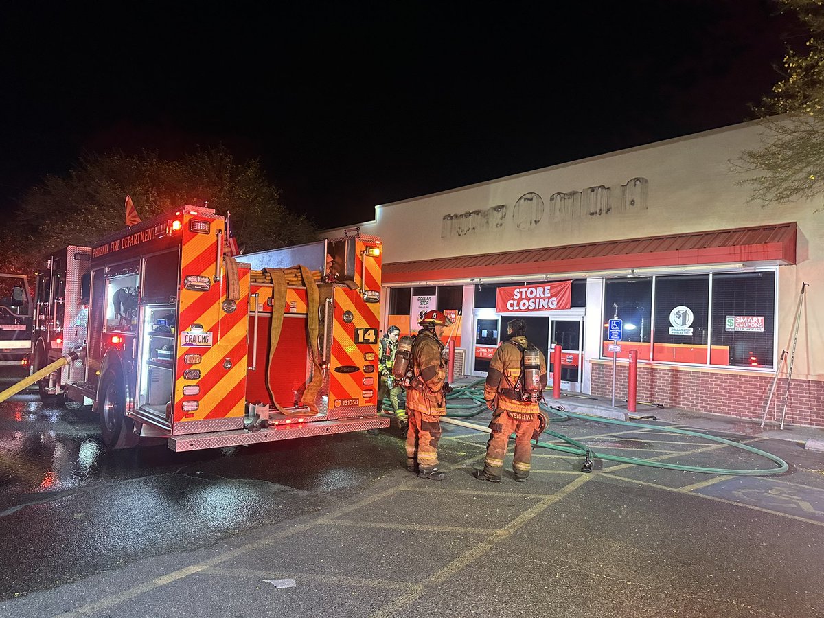 Just before midnight PHXFire extinguished a fire in a former Family Dollar store near 25th Ave and Van Buren. The store was vacant at the time of the incident. Fire investigators working to determine a cause. No injuries reported
