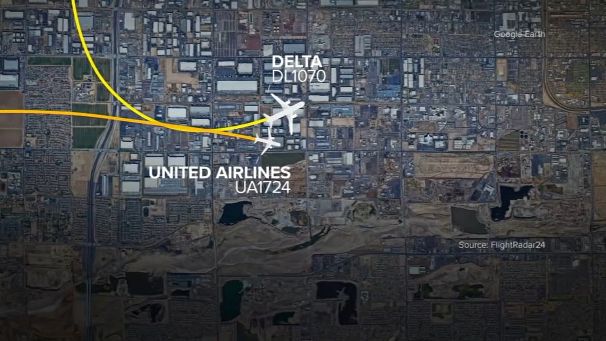 FAA investigating midair near-collision between 2 planes near the Phoenix airport