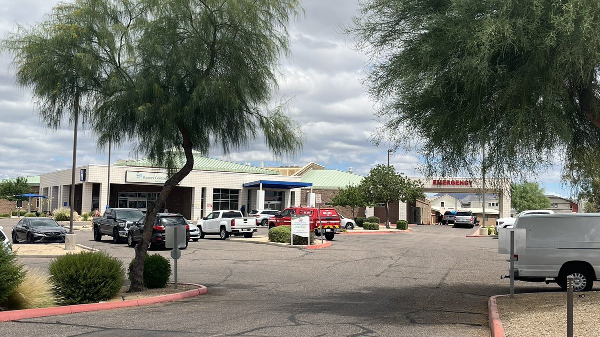 scene and at Banner Goldfeld Medical Center to find out what happened.   seen a chopper leave, some unmarked police cars, officers and Superstition Fire and Medical personnel. @abc15: A large police investigation is underway in the East Valley,  near Ironwood Drive and Elliot Road