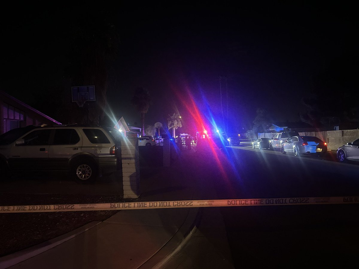 Man is dead after a house fire in Phoenix tonight. A woman was sent to the hospital with minor burns.