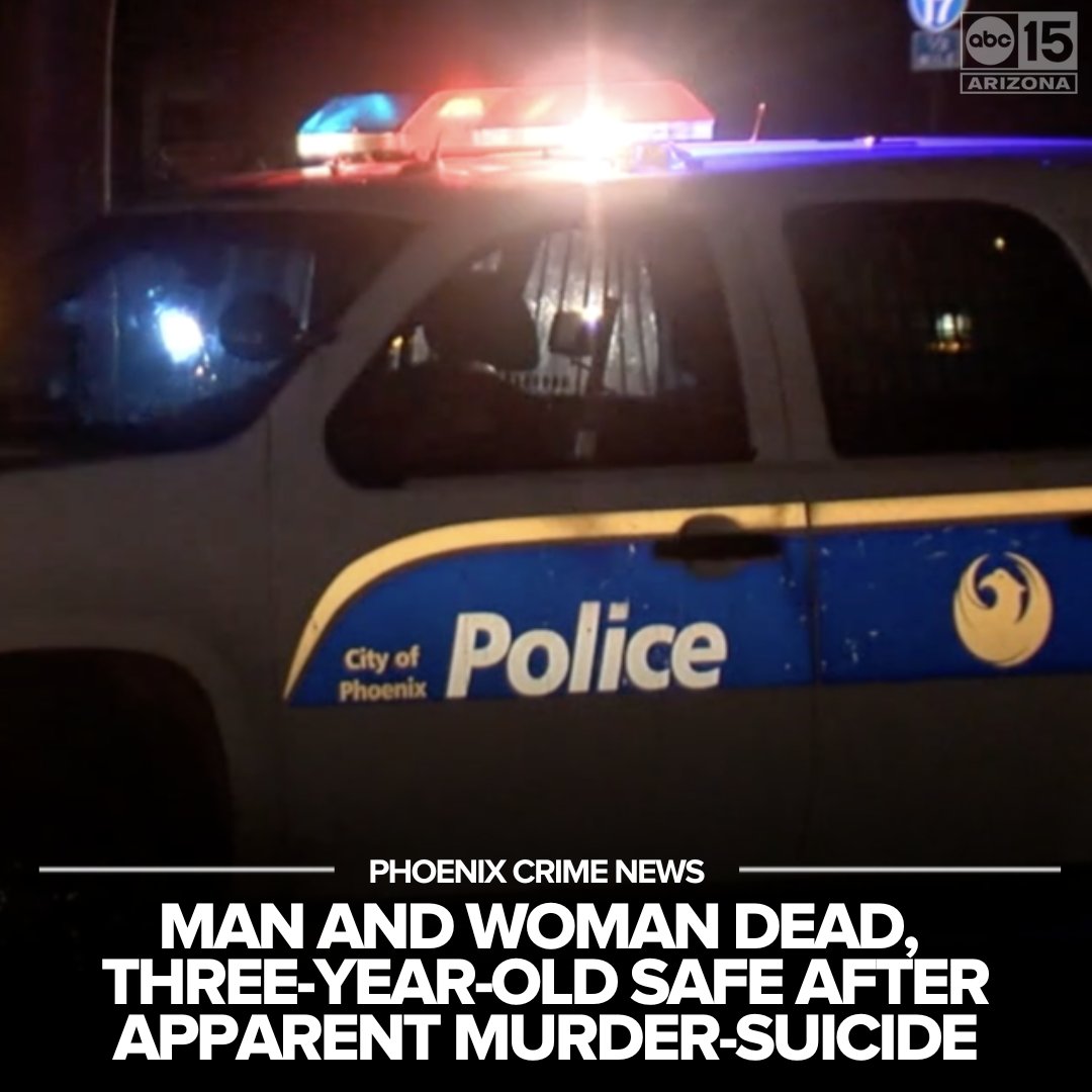 Police say the woman was found dead in west Phoenix with a gunshot wound after the man had reportedly shot himself during a barricade situation at a south Phoenix home. The child was found unharmed in the man's car near the barricade situation
