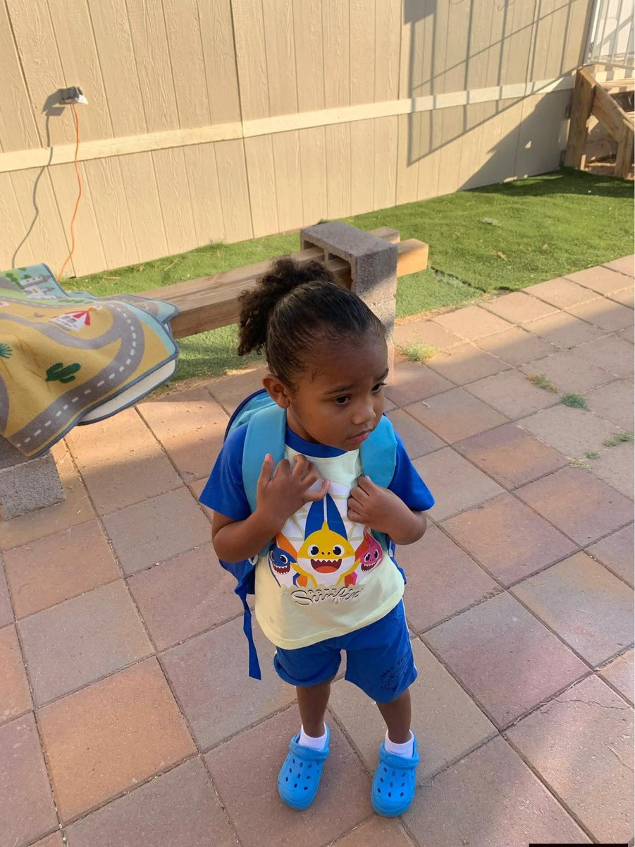 Phoenix PD says they have the shooter in custody. 29-year-old Joanna Chalup Cortez. She turned herself in. She's facing charges of aggravated assault and discharging a firearm. @azfamilyThis is 4yo Qahsiem Sinclair.His family gave me permission to share his photo. He was shot in the face yesterday.