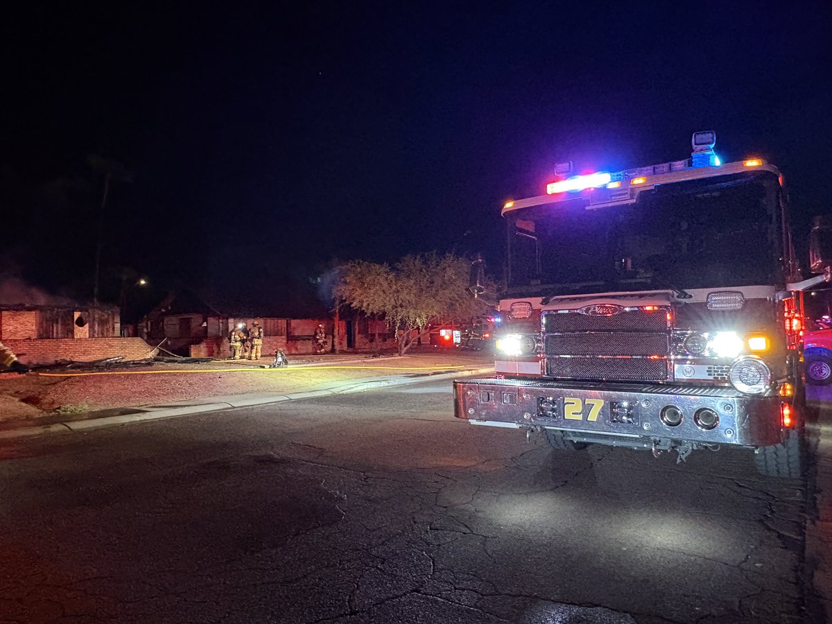 Firefighters have extinguished a vacant house fire near 44th St and Greenway Rd. No injuries have been reported and the cause is under investigation